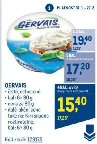 Makro GERVAIS nabídka