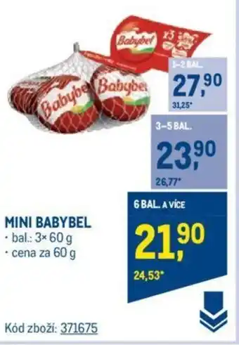 Makro MINI BABYBEL nabídka
