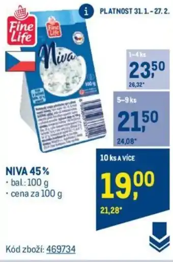 Makro NIVA 45% nabídka