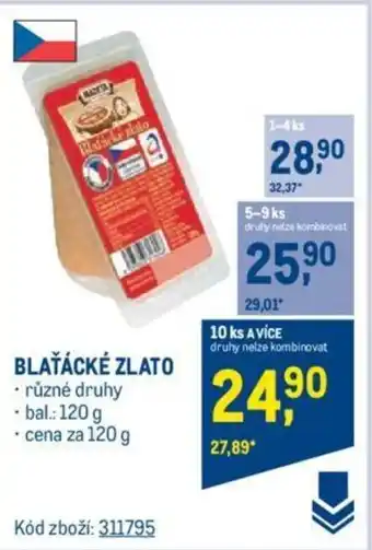 Makro BLAŤÁCKÉ ZLATO nabídka