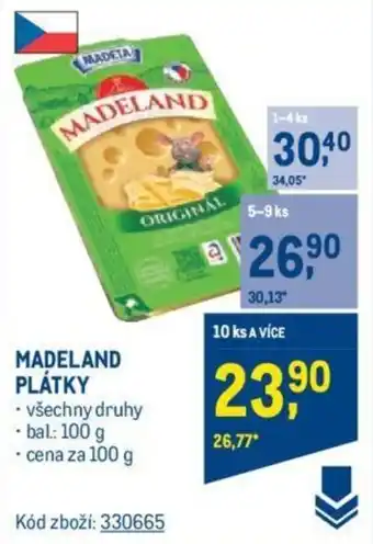 Makro MADELAND PLÁTKY nabídka