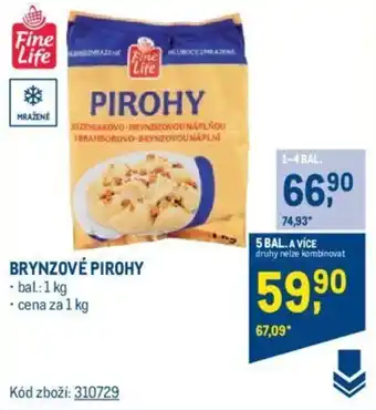 Makro BRYNZOVÉ PIROHY nabídka