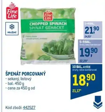 Makro ŠPENÁT PORCOVANÝ nabídka