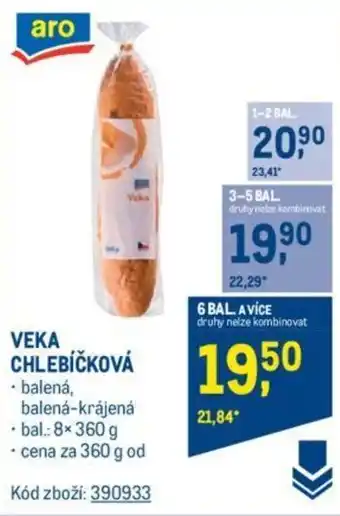 Makro VEKA CHLEBÍČKOVÁ nabídka