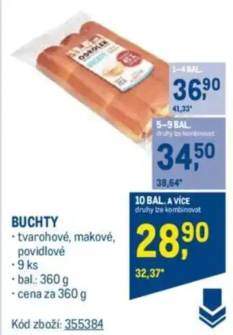 Makro BUCHTY nabídka