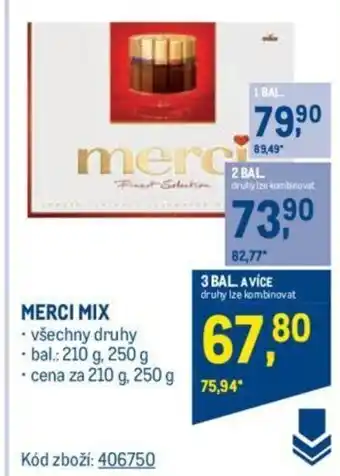 Makro MERCI MIX nabídka