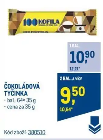 Makro ČOKOLÁDOVÁ TYČINKA nabídka