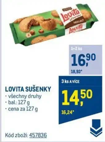 Makro LOVITA SUŠENKY nabídka