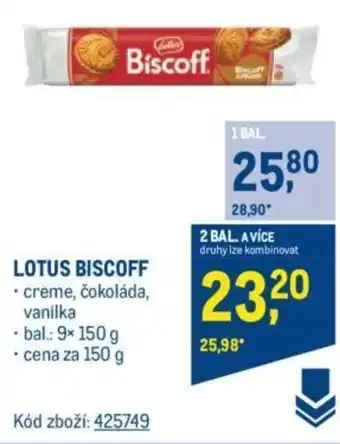 Makro LOTUS BISCOFF nabídka