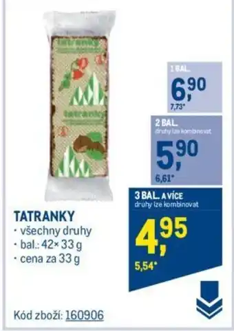 Makro TATRANKY nabídka