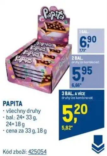 Makro PAPITA nabídka
