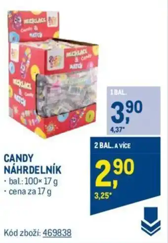 Makro CANDY NÁHRDELNÍK nabídka