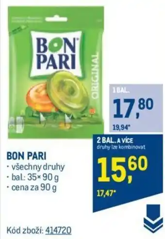 Makro BON PARI nabídka