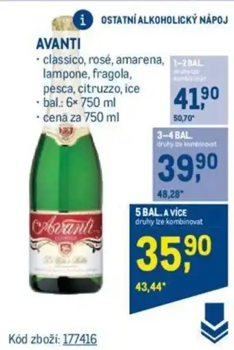 Makro AVANTI nabídka