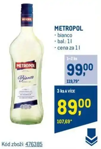 Makro METROPOL nabídka