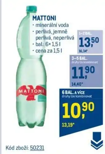Makro MATTONI nabídka
