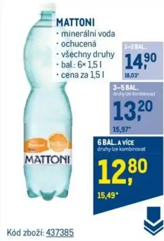 Makro MATTONI nabídka