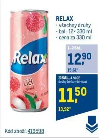 Makro RELAX nabídka