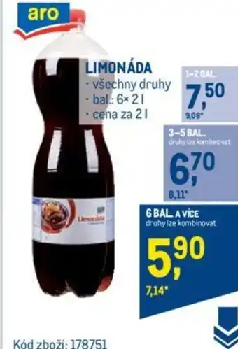 Makro LIMONÁDA nabídka