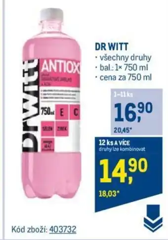 Makro DR WITT nabídka