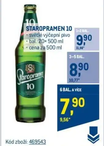 Makro STAROPRAMEN 10 nabídka