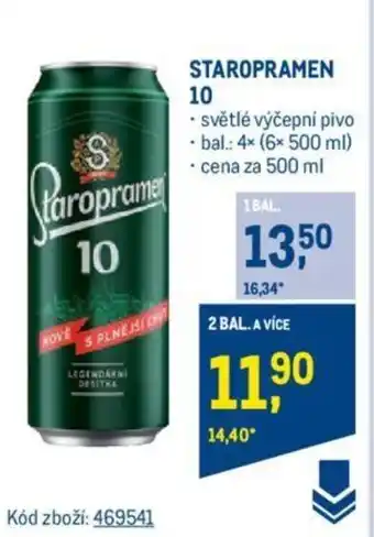 Makro STAROPRAMEN 10 nabídka