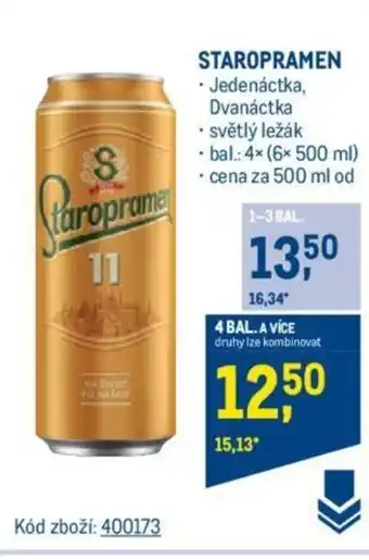 Makro STAROPRAMEN nabídka
