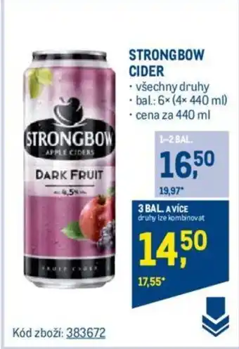 Makro STRONGBOW CIDER nabídka
