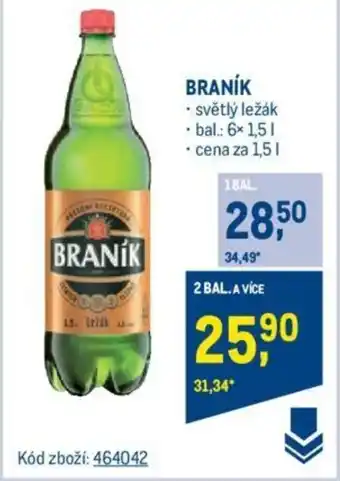 Makro BRANÍK nabídka