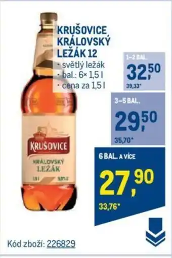 Makro KRUŠOVICE KRÁLOVSKÝ LEŽÁK 12 nabídka