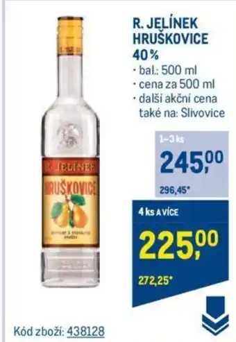 Makro R. JELÍNEK HRUŠKOVICE 40% nabídka