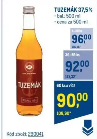 Makro TUZEMÁK 37,5% nabídka