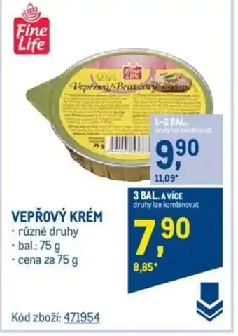 Makro VEPŘOVÝ KRÉM nabídka