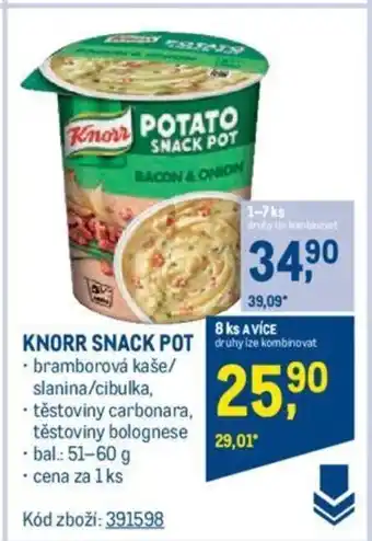 Makro KNORR SNACK POT nabídka