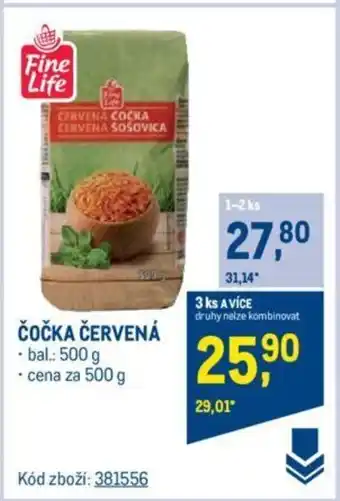 Makro ČOČKA ČERVENÁ nabídka