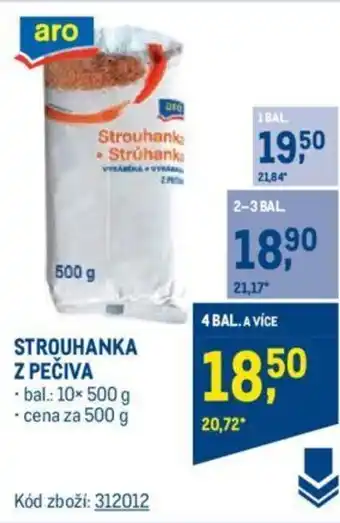 Makro STROUHANKA Z PEČIVA nabídka