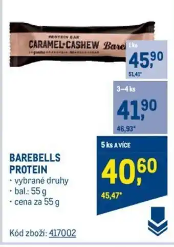 Makro BAREBELLS PROTEIN nabídka
