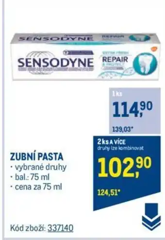 Makro ZUBNÍ PASTA nabídka