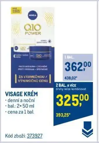 Makro VISAGE KRÉM nabídka