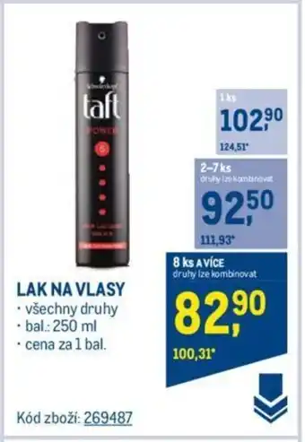 Makro LAK NA VLASY nabídka