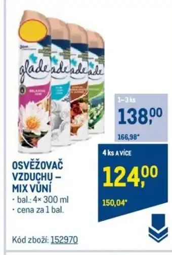 Makro OSVĚŽOVAČ VZDUCHU - MIX VŮNÍ nabídka