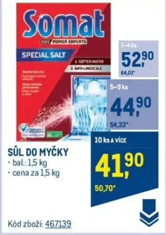 Makro SŮL DO MYČKY nabídka