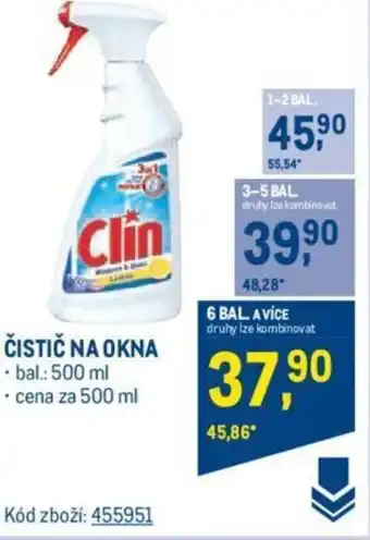 Makro ČISTIČ NA OKNA nabídka