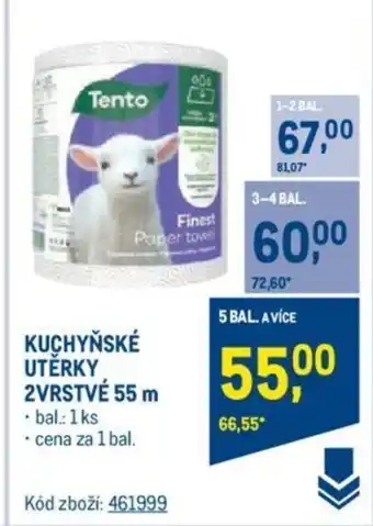 Makro KUCHYŇSKÉ UTĚRKY 2VRSTVÉ 55 m nabídka