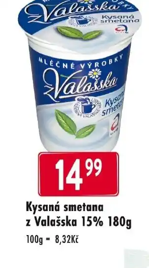 Qanto Kysaná smetana z Valašska 15% 180g nabídka