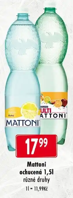 Qanto Mattoni ochucená 1,5L nabídka