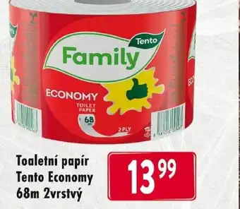 Qanto Toaletní papír Tento Economy 68m 2vrstvý nabídka