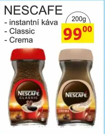 BENE Nápoje NESCAFE nabídka