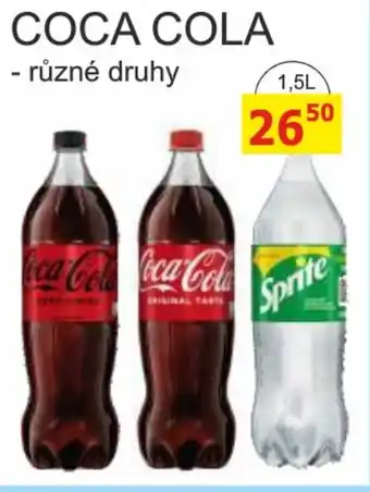 BENE Nápoje COCA COLA 1.5L nabídka