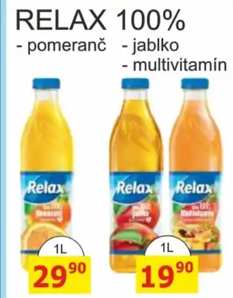 BENE Nápoje RELAX 100% nabídka